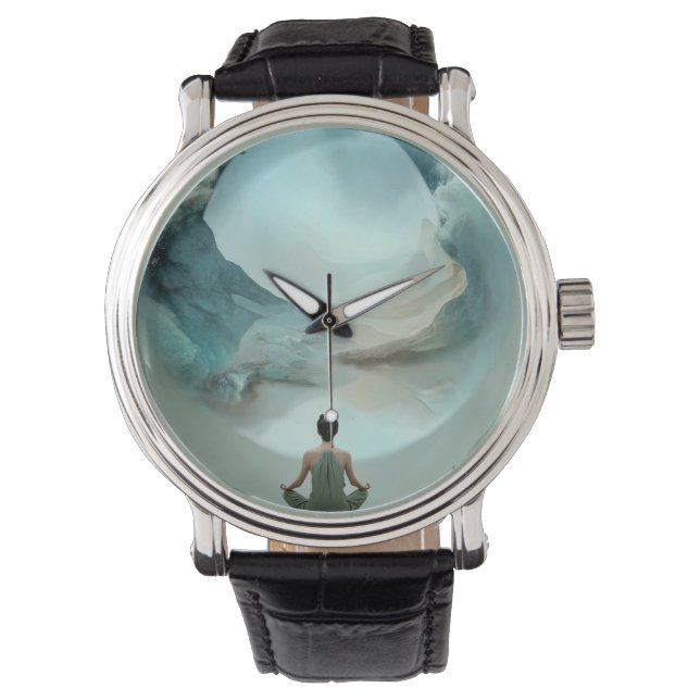 eWatch Watch Mystische Zen-Meditation Armbanduhr (Vorderseite)