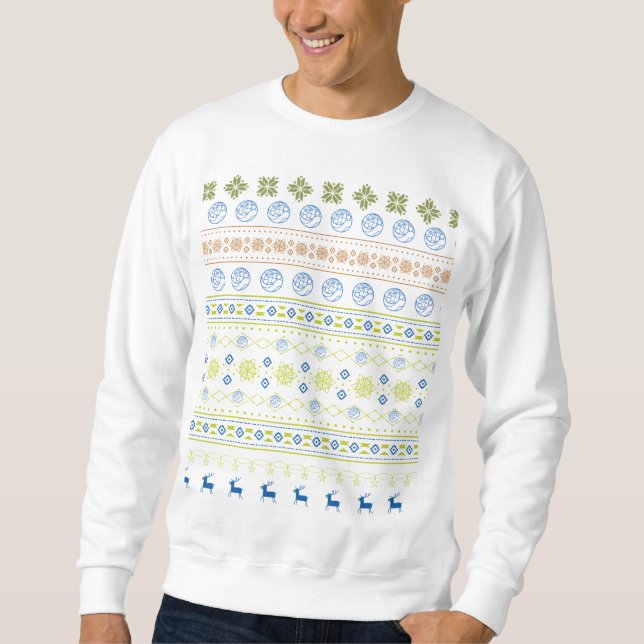 EWB-USA Mens/Unisex Holiday Sweatshirt (Vorderseite)