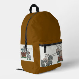 Ewe ist eine gemischte Verpackung Bedruckter Rucksack