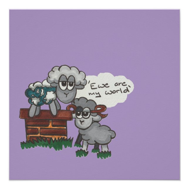 Ewe ist meine Welt Poster (Vorderseite)