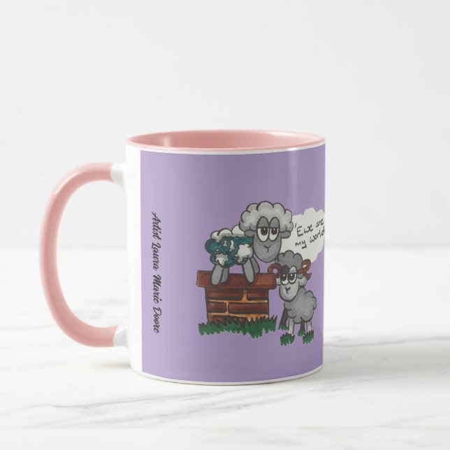 Ewe ist meine Welt Tasse (Links)