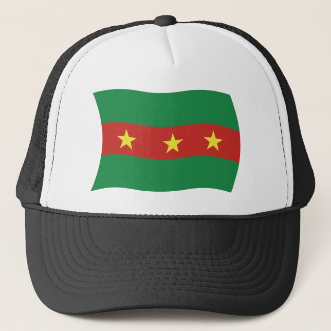 Ewe People Flag Hat Truckerkappe (Vorderseite)