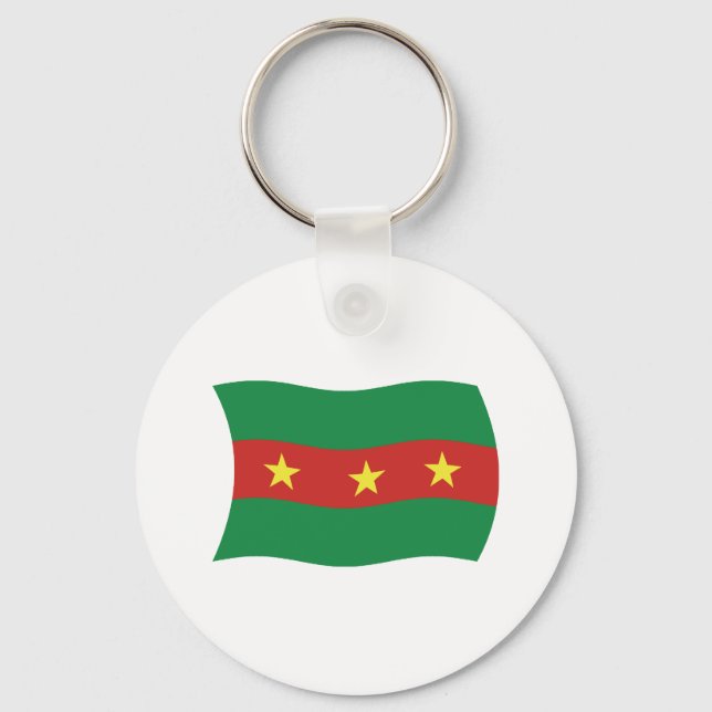 Ewe People Flag Schlüsselanhänger (Vorderseite)