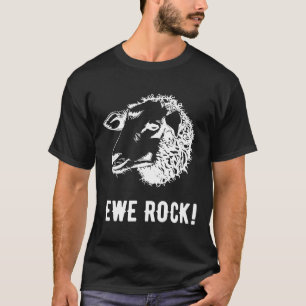 Ewe Rock Funny Farm Animal Schafe T-Shirt
