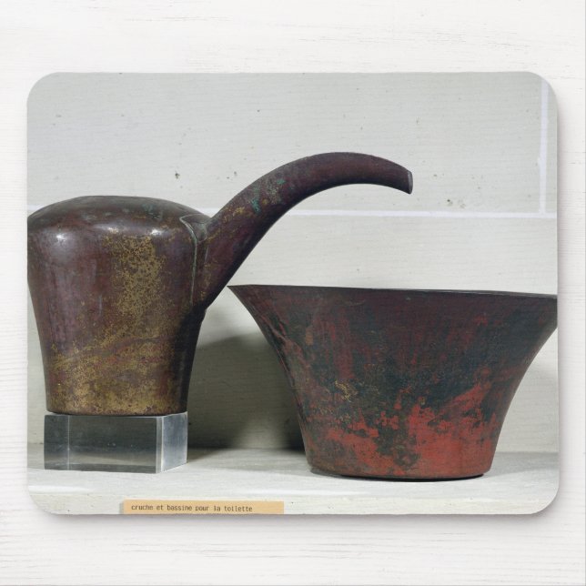 Ewer und Becken (Kupfer) Mousepad (Vorne)