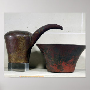 Ewer und Becken (Kupfer) Poster