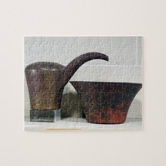 Ewer und Becken (Kupfer) Puzzle (Horizontal)