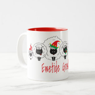 Ewetide Greetings Kiwi Style Zweifarbige Tasse