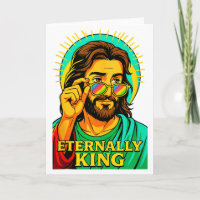 Ewig King Cool Jesus Christliches Anime Manga Po