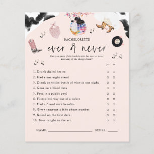 Ewig oder nie Disco Cowgirl Bachelorette Game