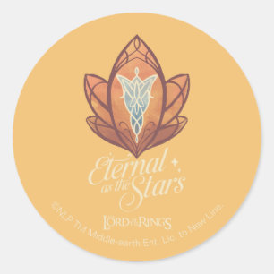 Ewig wie die Sterne Evenstar Grafik Runder Aufkleber