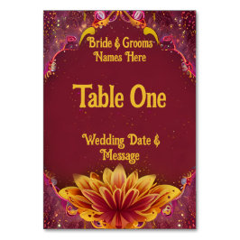 Ewige Blüten: Eine Feier der Liebe Tischnummer