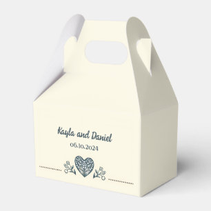 Ewige Blüten Hochzeitsbegrüßung Geschenkschachtel