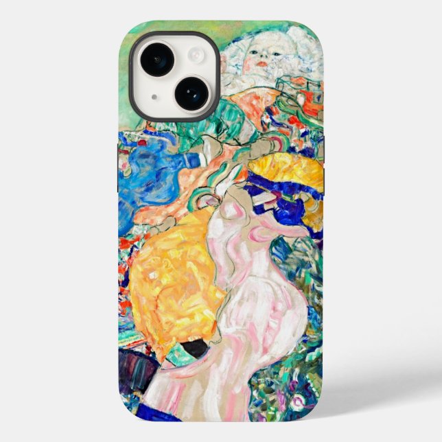 Ewige Embrace: Gustav Klimts Baby (Wiege) Case-Mate iPhone Hülle (Rückseite)