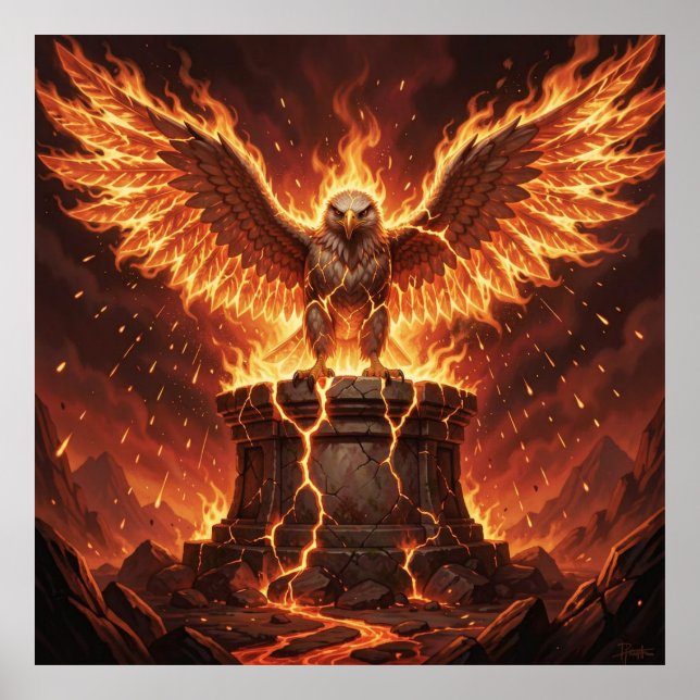 Ewige Flamme der Vorfahren Poster (Vorne)