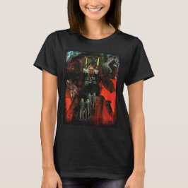 Ewige Flamme Mixed Media Goth Originale Kunst T-Shirt