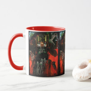 Ewige Flamme Surreal Gothic Mixed Media Collage Ku Tasse