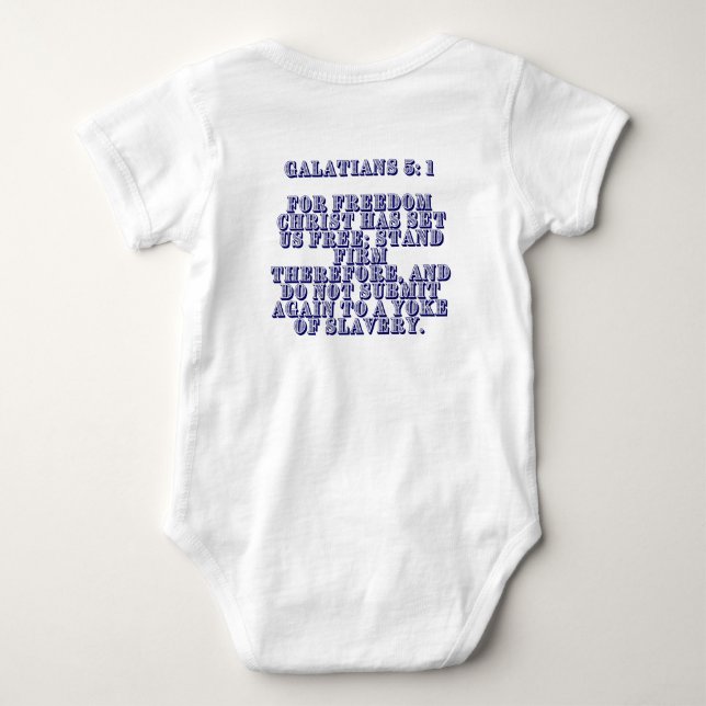 Ewige Freiheit Baby Strampler (Rückseite)