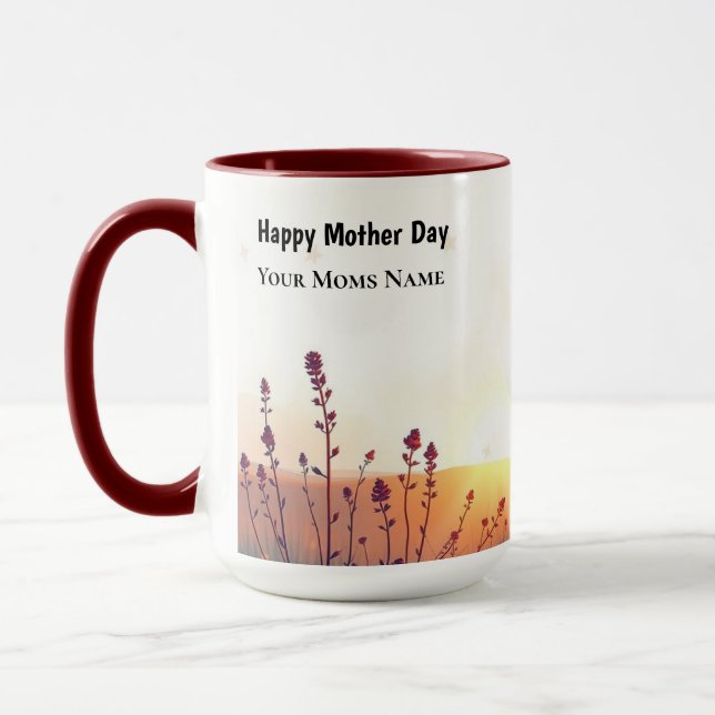 Ewige Handabdruck-Konstellation Umarmung Tasse (Links)