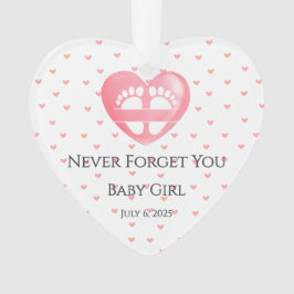 Ewige Herzornament-Fehlgeburt Ornament