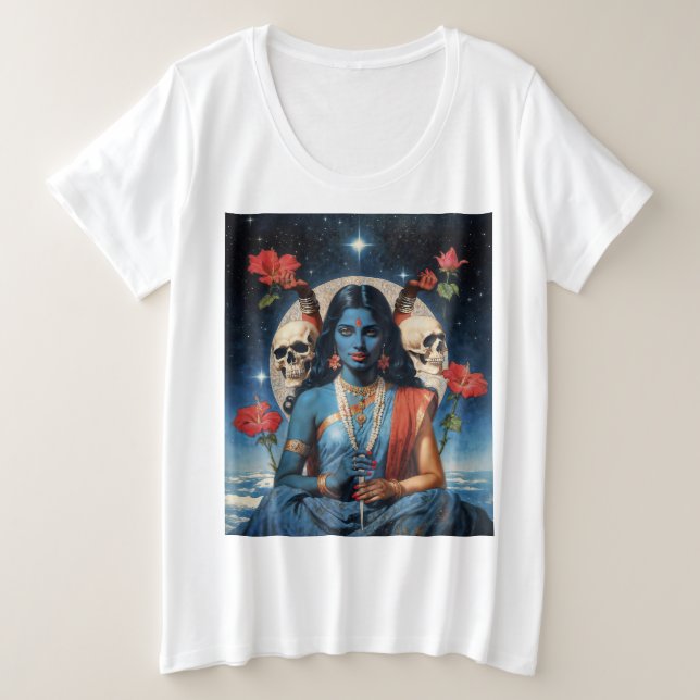 Ewige Kali Große Größe T-Shirt (Design vorne)