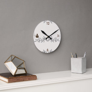 Ewige Kapitel Vintage-Wanduhr Runde Wanduhr
