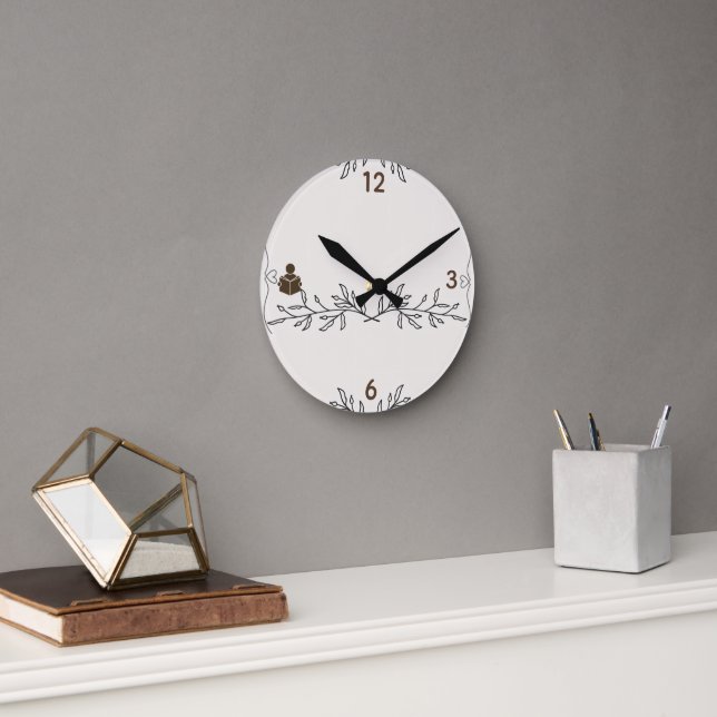 Ewige Kapitel Vintage-Wanduhr Runde Wanduhr (Büro)