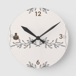 Ewige Kapitel Vintage-Wanduhr Runde Wanduhr