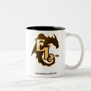 Ewige Land-Logo-Tasse Zweifarbige Tasse