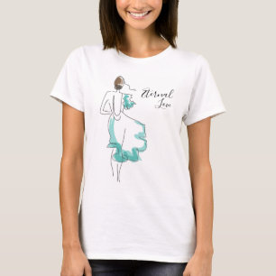 Ewige Liebe elegant anpassbar T-Shirt