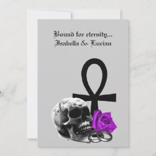 Ewige Liebe Gothic Vampire Hochzeit Einladung