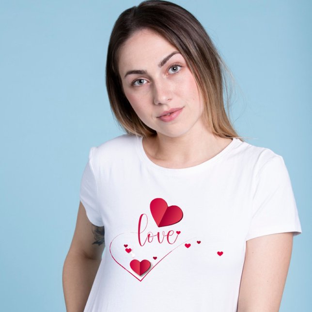 Ewige Liebe: Herzliche Embrace T-Shirt (Von Creator hochgeladen)