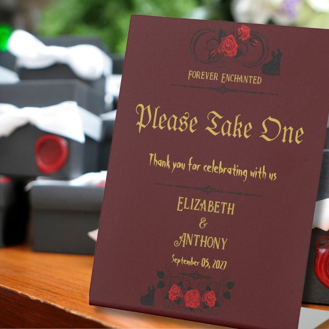 Ewige Liebe Hochzeitstabletop Zeichen Sockelschild (Von Creator hochgeladen)