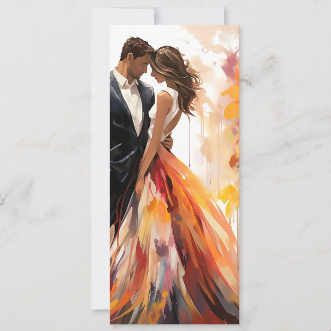 Ewige Liebe in der Artistik: Alle an einem Ort Einladung (Vorderseite)