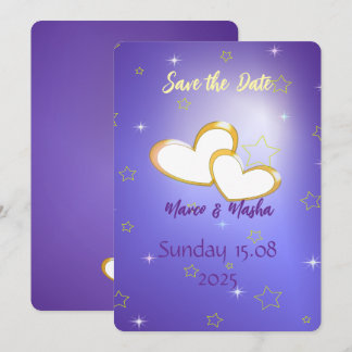 Ewige Liebe Save the Date Karte