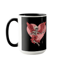 Ewige Liebe Skeleton Angel Tasse