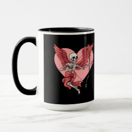Ewige Liebe Skeleton Angel Tasse