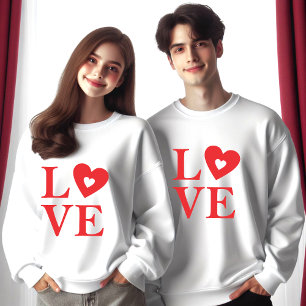 Ewige Liebe Typografie T-Shirt