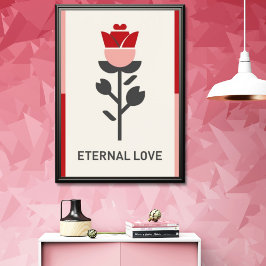Ewige Liebe Valentinstag Poster