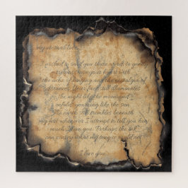 Ewige Liebe: Vintag Inspiriert Romantischer Brief Puzzle