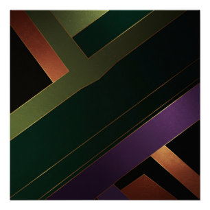 Ewige Linienreflexionen Poster