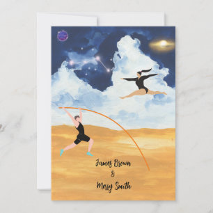 Ewige Lücke in der Liebe: Eine Hochzeit am Strand  Einladung