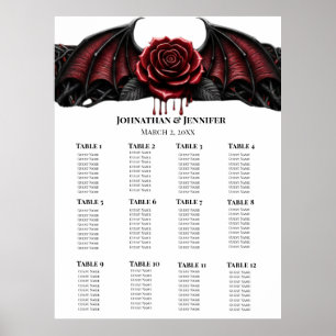 Ewige Nacht Gothic Vampir Hochzeit Dark Romance Poster