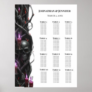 Ewige Nacht Gothic Vampir Hochzeit Dark Romance Poster