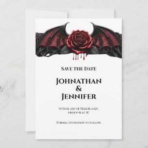 Ewige Nacht Gothic Vampir Hochzeit Dark Romance Save The Date