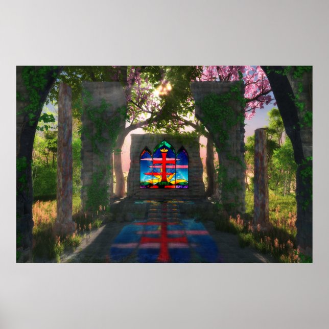 Ewige Osterausdrucke Poster (Vorne)