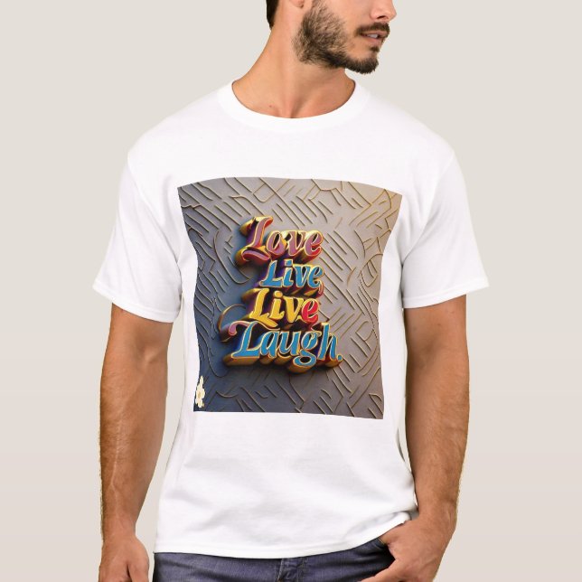 "Ewige Positivität" T-Shirt (Vorderseite)