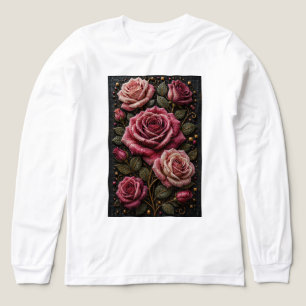 Ewige Rosen in 3D-Mikromosaik – Luxuriöse Blütenpr Tri-Blend Shirt