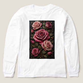Ewige Rosen in 3D-Mikromosaik – Luxuriöse Blütenpr Tri-Blend Shirt