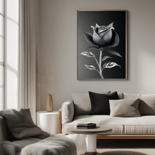 Ewige Silberrose Poster